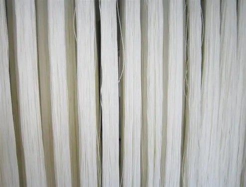 30-50 LMH 백워치 플럭스 PVDF PES MBR 10m2의 홀라섬유 초필트레이션 막 필라멘 필라멘트