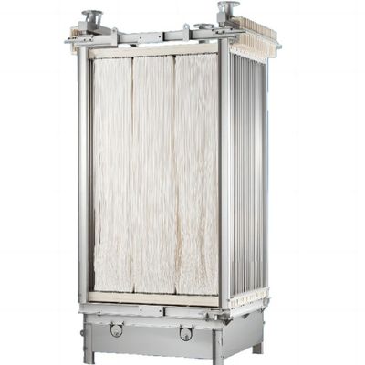 30-50 LMH 백워치 플럭스 PVDF PES MBR 10m2의 홀라섬유 초필트레이션 막 필라멘 필라멘트